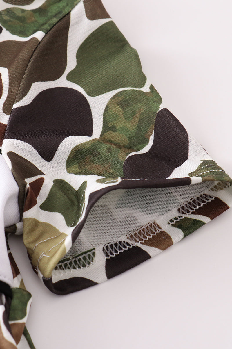 Camouflage duck embroidery set