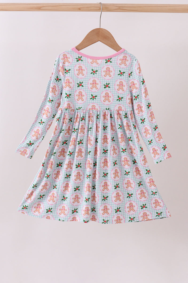 Pink christmas tree bamboo dress