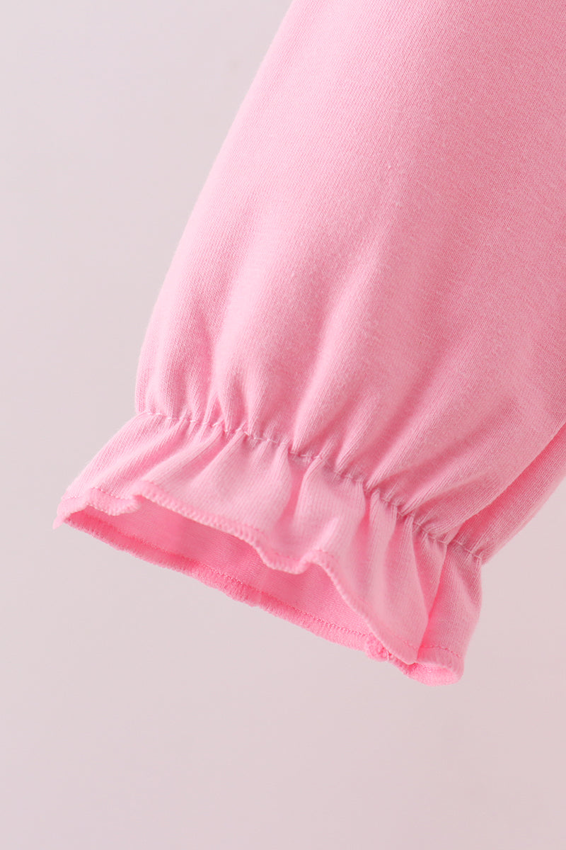 Multicolored heart smocked 2pc set