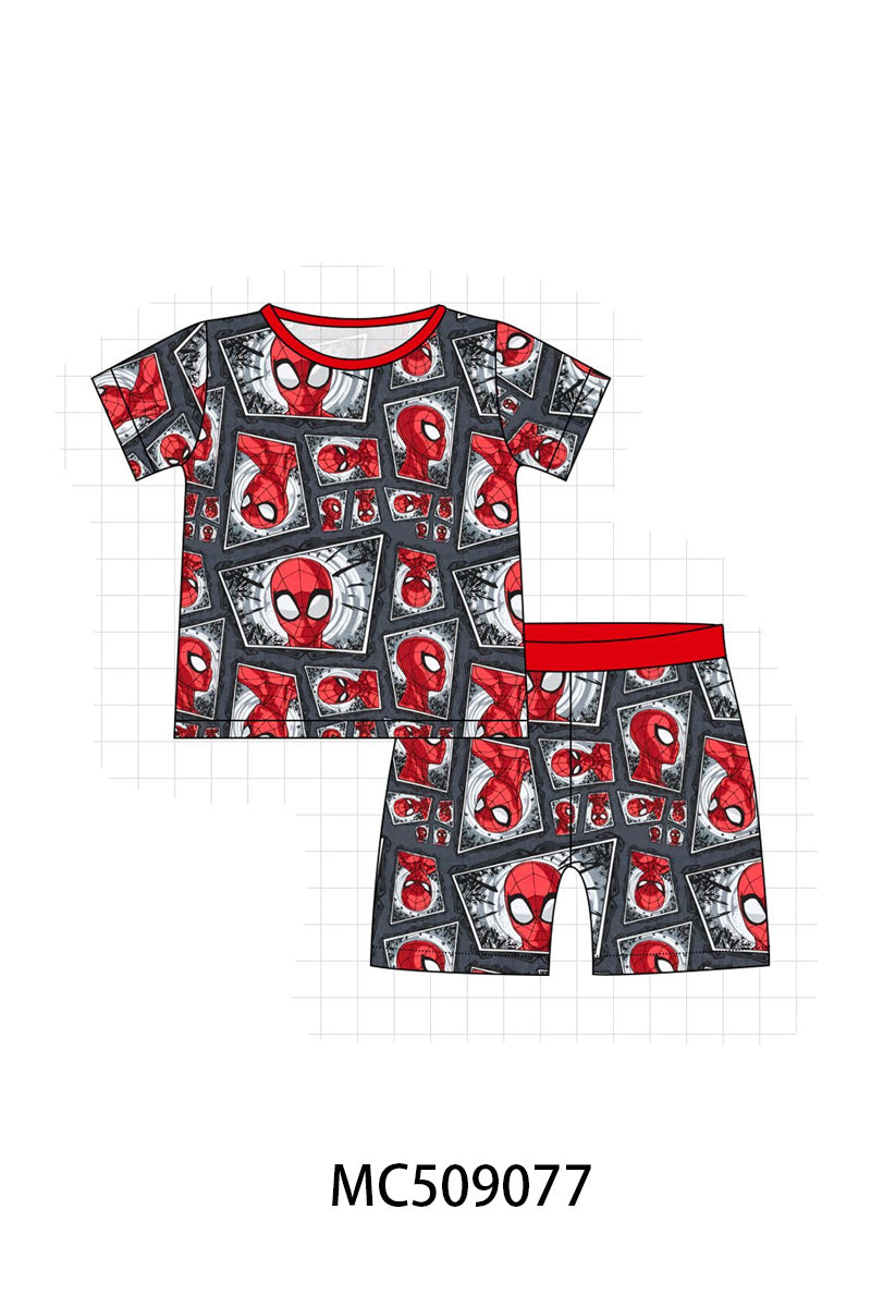PO65 Red character print bamboo collection