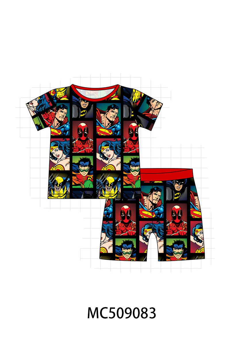 PO65 Character print bamboo pajamas collection