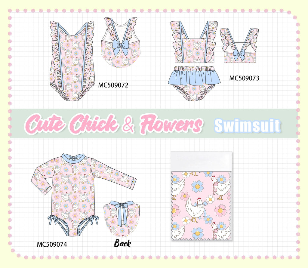 PO65 Pink chick floral print collection