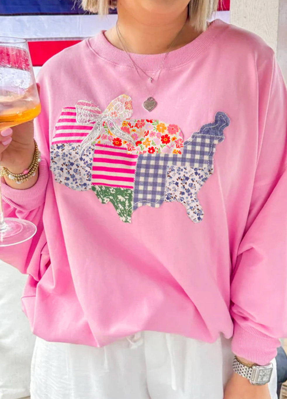USA Patched Sweatshirt FB