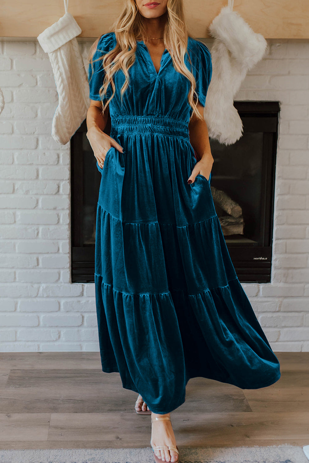 Velvet Maxi Dress *Multiple Colors* FB