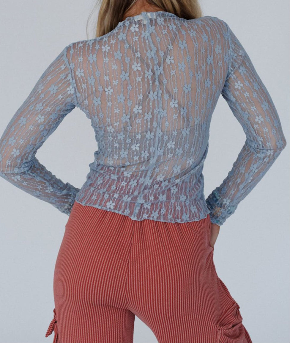 Sheer Mesh Top LT